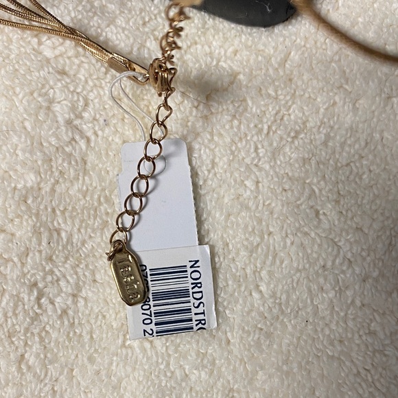 NWT Tasha Gold Crystal Multi-Layer Necklace - Picture 12 of 14